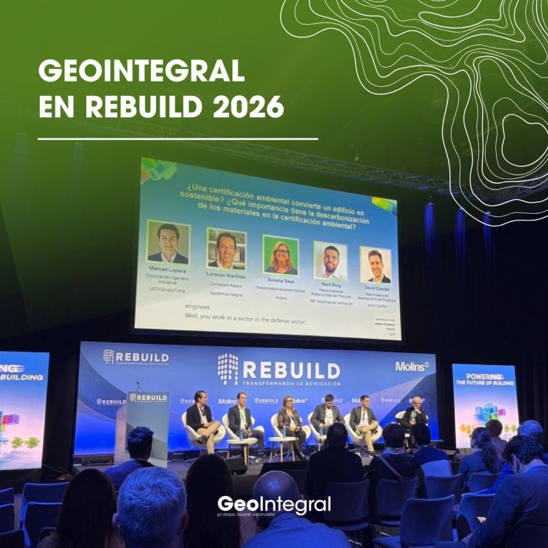 Geointegral deja huella en REBUILD 2026