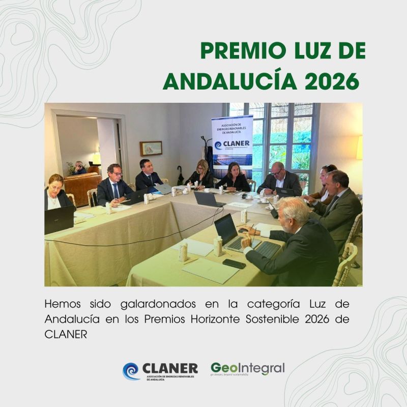 ¡Premio Luz de Andalucía para Geointegral!